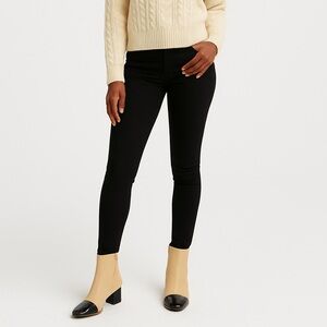 Women’s Beige Ankle Boots with Black Patent Cap Toe Side Zipper